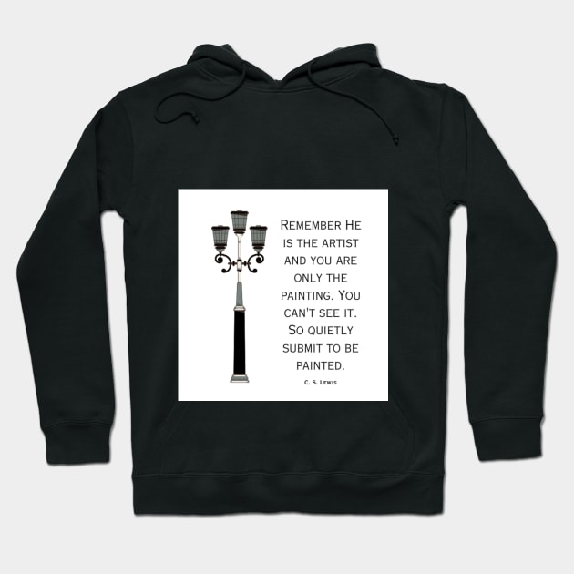 C. S. Lewis inspirational quote Hoodie by Saltarc